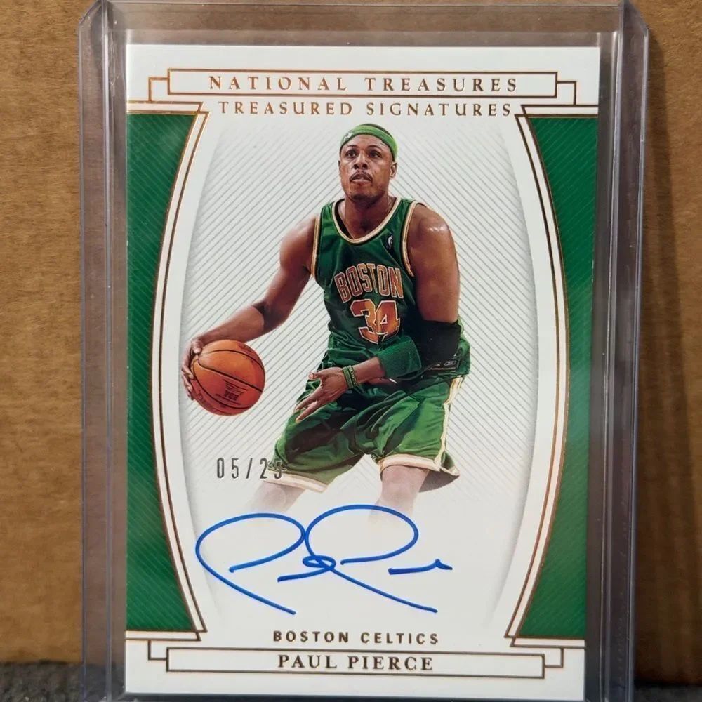 2020-21 Panini National Treasures - Treasured Signatures Paul Pierce